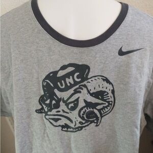 Nike Gray UNC Mascot Men's T-Shirt
